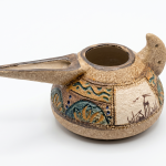 Rustic Handcrafted Ceramic Oil Lamp & Candle Holder MS Department Store Oman
