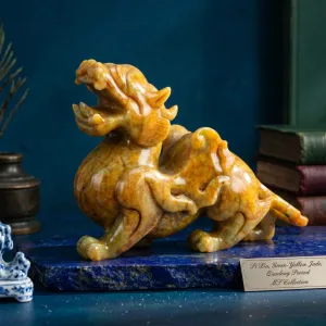 Golden Jade Pixiu Guardian Beast Figurine MS Department Store Oman
