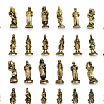 Luxury Gold Chess Pieces Set (32 Pieces) MS Department Store Oman
