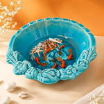Ocean Life Decorative Ceramic Bowl Centerpiece MS Department Store Oman