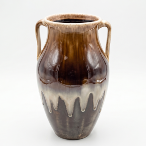 Rustic Dual-Handle Ceramic Floor Vase MS Department Store Oman