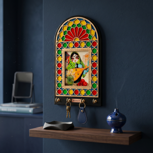 Traditional Persian Art Wall Key Holder Frame MS Department Store Oman