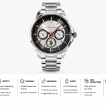 U.S. Polo Assn. Silver & Rose Gold Multi-Function Stainless Steel Watch MS Department Store Oman