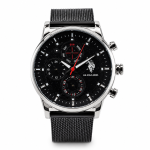 U.S. Polo Assn. Men'S Multi-Function Black Mesh Strap Watch MS Department Store Oman