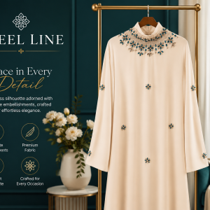 Offwhite Dress Bleu Zircon & Shall  MS Department Store Oman