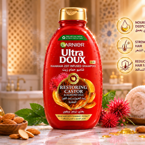 Ultra Ddoux Almond/Castor Shampoo -400Ml MS Department Store Oman