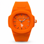 U.S. Polo Assn. Neon Orange Silicone Strap Watch MS Department Store Oman