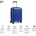Delsey Trolley Christine Val 801 55 Cab Ext 4Dr  Klein Blu MS Department Store Oman