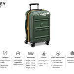 Delsey Trolley Rempart 55Cm Army MS Department Store Oman