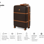 Pierre Cardin Tours Bayer Pc Trolley S 20" Coffee MS Department Store Oman