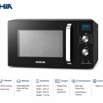 25L Microwave - Black MS Department Store Oman