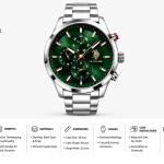 U.S. Polo Assn. Emerald Green Multi-Function Stainless Steel Watch MS Department Store Oman