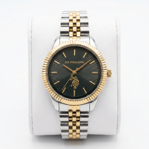 US Polo Emerald Dual Tone Classic Women'S Watch MS Department Store Oman