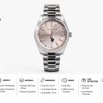 U.S. Polo Assn. Blush Pink Dial Stainless Steel Classic Watch MS Department Store Oman