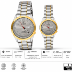 Sveston Crown Gold Couple Watches with Blue Dial  – Assorted MS Department Store Oman