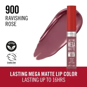 Rimmel Lasting Mega Matte Liquid Lipstick - 900 Ravishing Rose (Pink) MS Department Store Oman