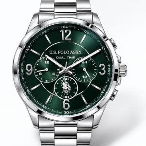 US Polo Emerald Dual Time Executive Watch MS Department Store Oman