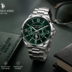 U.S. Polo Assn. Emerald Dual-Time Executive Watch MS Department Store Oman