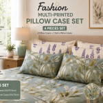 Fashion Pillow Case 4 Pc Set Size:50X75  MS Department Store Oman