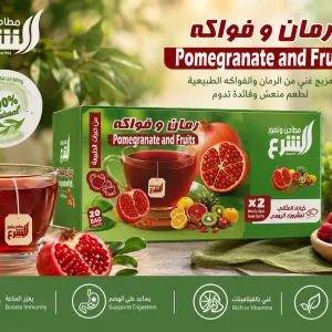 Alshara Tea Pomegranate And Fruits MS Department Store Oman