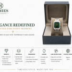 Homies Two-Tone Green Dial Watch MS Department Store Oman