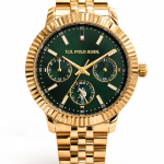 U.S. Polo Assn. Imperial Gold Green Multifunction Watch MS Department Store Oman