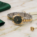 U.S. Polo Assn. Petite Luxe Dual-Tone Women'S Watch MS Department Store Oman