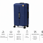Pierre Cardin Nagga Brand Pp Trolley S   29 Dx Blue MS Department Store Oman