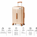 Pierre Cardin Nagga Brand Pp Trolley S   20 Champagne MS Department Store Oman