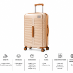 Pierre Cardin Nagga Brand Pp Trolley S   25 Champagne MS Department Store Oman