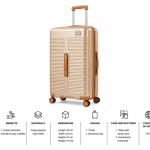 Pierre Cardin Nagga Brand Pp Trolley S   29 Champagne MS Department Store Oman