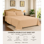 Bedsheet 2Pc Plain Size:280X200 Cm  MS Department Store Oman