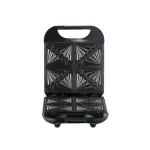 2-In-1 Sandwich Maker With 2 Detachable Plate - Black MS Department Store Oman