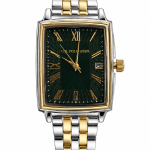 U.S. Polo Assn. Emerald Dual-Tone Rectangular Date Watch MS Department Store Oman