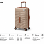 Pierre Cardin Nagga Brand Pp Trolley S   29 L.T Coffee MS Department Store Oman