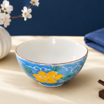 Hand-Painted Floral Ceramic Bowl MS Department Store Oman