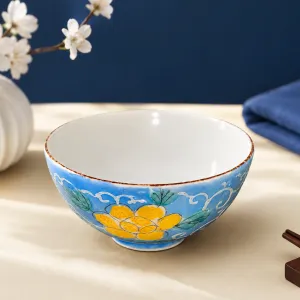 Hand-Painted Floral Ceramic Bowl MS Department Store Oman