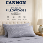 Cannon Pillow Cover Dots Design180 Tc Size: 51 X 71 Cm  MS Department Store Oman
