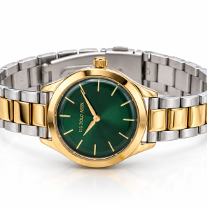 US Polo Petite Luxe Dual Tone Women'S Watch MS Department Store Oman