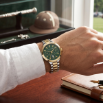 U.S. Polo Assn. Green Dial Two-Tone Multi-Function Watch MS Department Store Oman