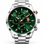 U.S. Polo Assn. Emerald Green Multi-Function Stainless Steel Watch MS Department Store Oman