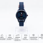 U.S. Polo Assn. Navy Sport Silicone Strap Watch MS Department Store Oman