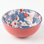 Floral Pattern Ceramic Bowl MS Department Store Oman