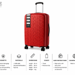 Verage Diamond Pp Trolley   25"Red MS Department Store Oman