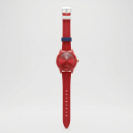 U.S. Polo Assn. Red Classic Silicone Strap Watch MS Department Store Oman