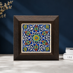 Traditional Patterned Ceramic Tile - Decorative Décor MS Department Store Oman