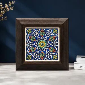Traditional Patterned Ceramic Tile - Decorative Décor MS Department Store Oman