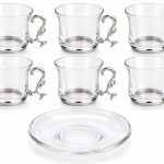 12 Piece Slim Waist Tea Set  MS Department Store Oman