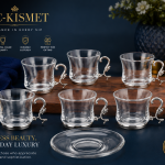 12 Piece Slim Waist Tea Set  MS Department Store Oman