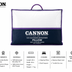 Cannon 300Tc Pillow Queen (50X70) MS Department Store Oman